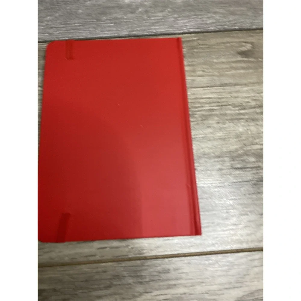 Coca-Cola Red Hardcover Journal Notebook Lined Pages Elastic Band Closure - NEW